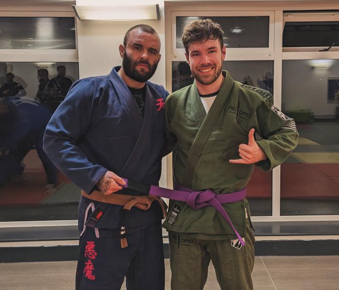 Purple belt · January 28, 2024 · Promoted by Chris Petherwick