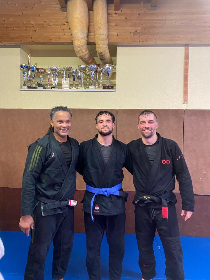 Blue belt · March 1, 2025 · Promoted by Simon Morel