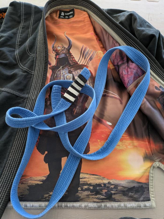 Blue belt · July 1, 2023 · Promoted by Paul Kiat