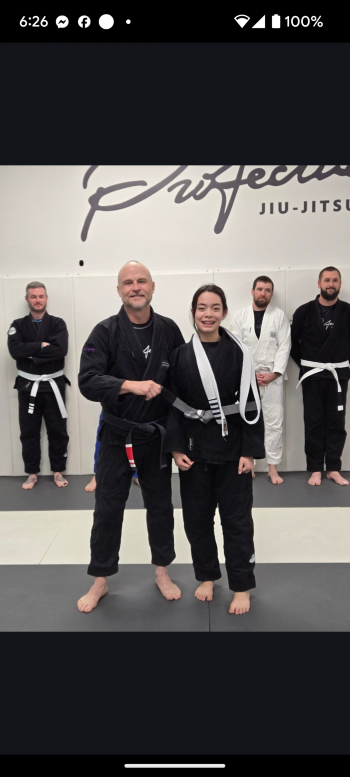 Gray belt · January 29, 2025 · Promoted by Profectus Jiu-Jitsu
