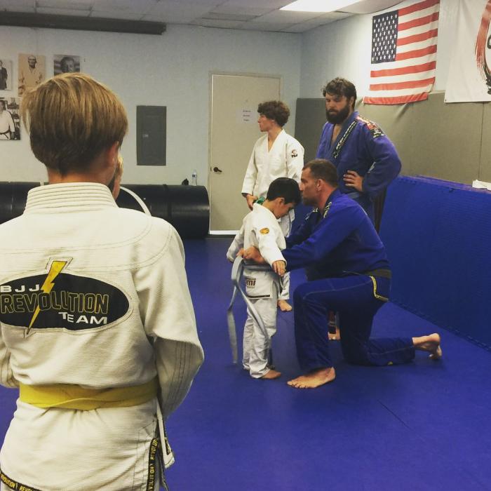Gray belt · September 27, 2017 · Promoted by Prof. Dylan Dearborn / Prof. Bruno W. Ferreira