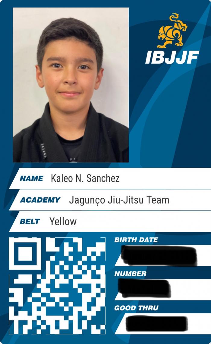 IBJJF ID Card