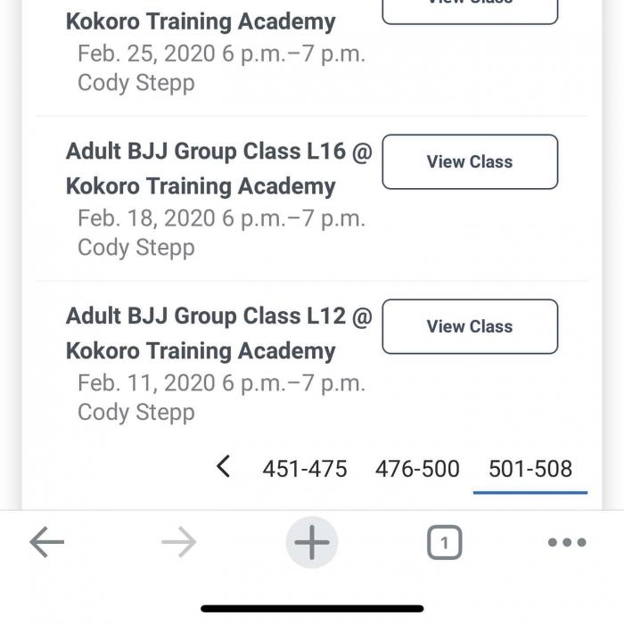 White belt · February 11, 2020