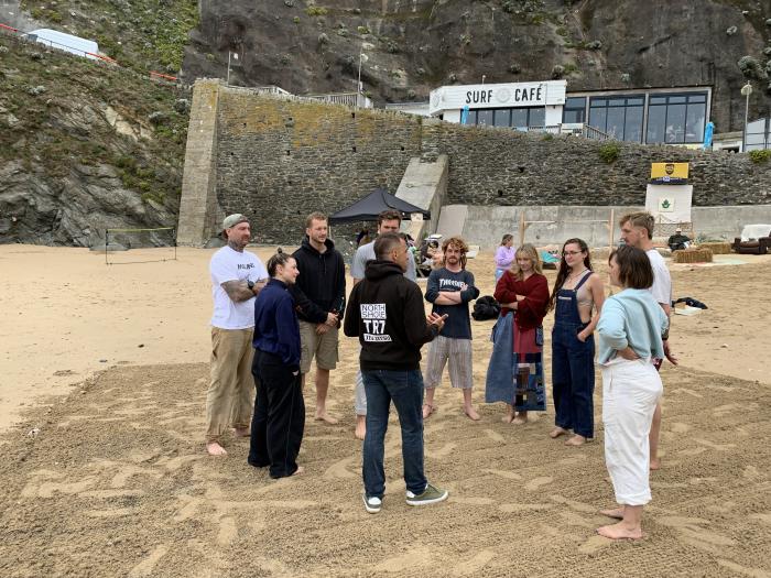 Charity self defence seminar on the beach in Newquay for the  ‘Part of us Campaign’ 2024