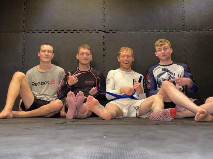 Blue belt · October 27, 2022 · Promoted by Kevin Brown