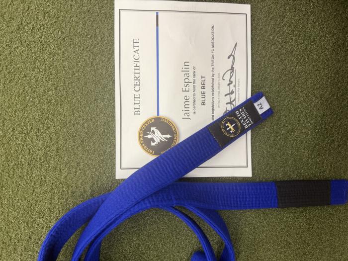 Blue belt · January 9, 2025 · Promoted by Piet Wilhelm