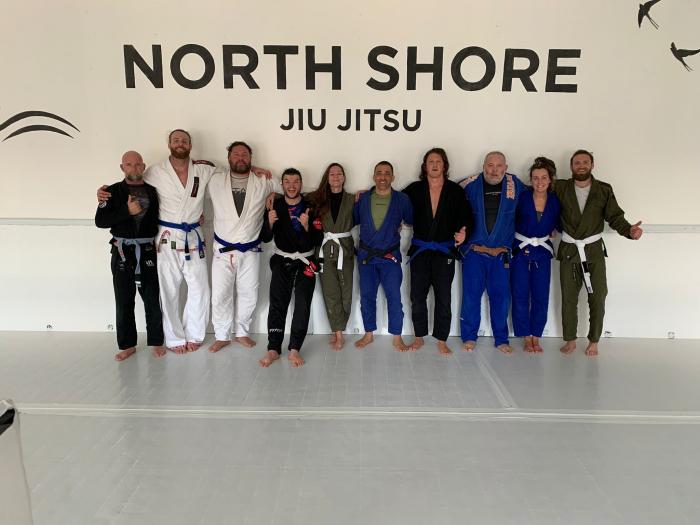 Lunch class at North Shore BJJ