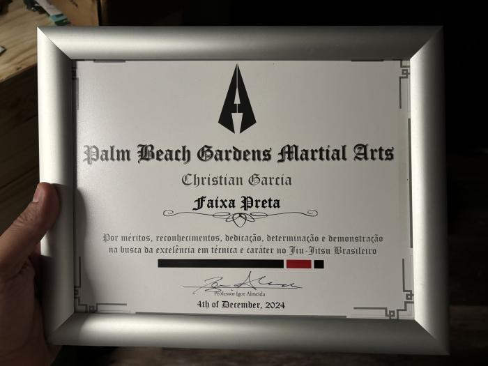 Black belt · December 4, 2024 · Promoted by Igor Almeida