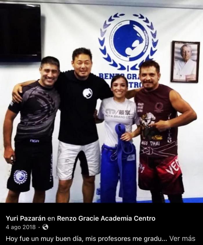 Blue belt · August 4, 2018 · Promoted by Mario Delgado