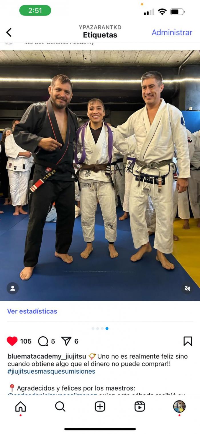 Brown belt · December 4, 2023 · Promoted by Mario Delgado