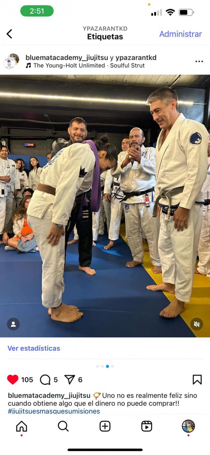Brown belt · December 4, 2023 · Promoted by Mario Delgado