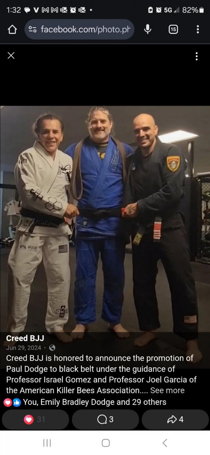 Black belt · June 29, 2024 · Promoted by Israel Gomez