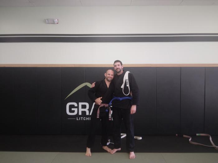 Promoted by Travis layton to blue belt