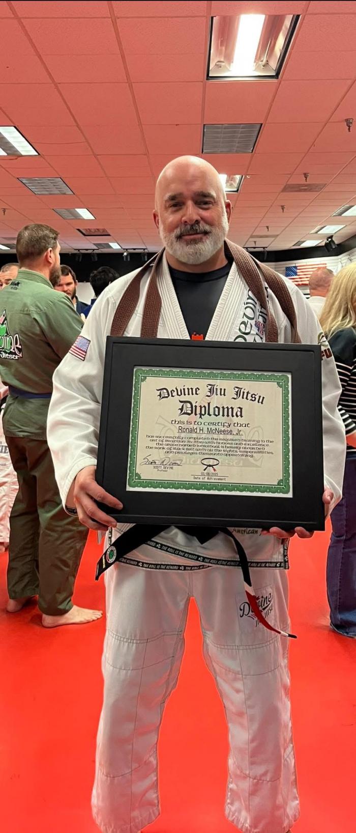 Black belt · March 8, 2025 · Promoted by Scott Devine
