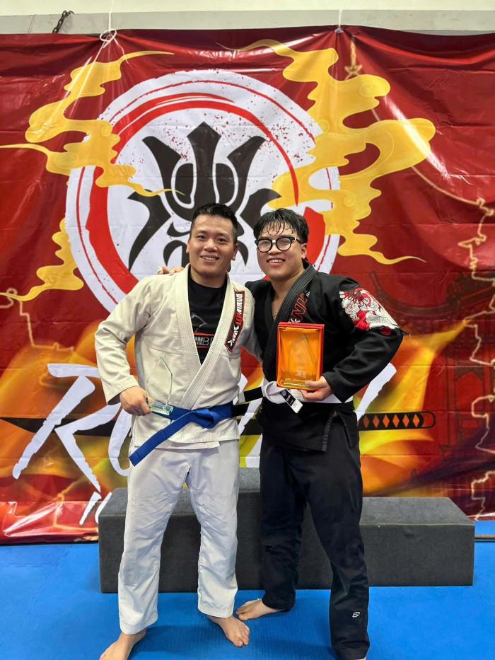 Blue belt · March 16, 2025 · Promoted by Lê Cường