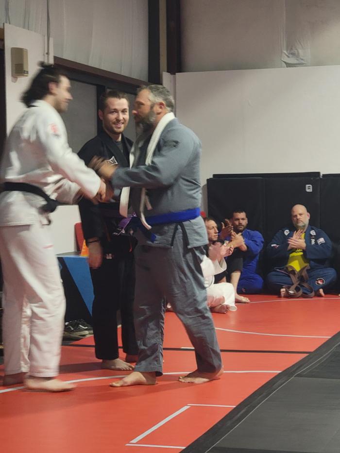 Blue belt · March 1, 2024 · Promoted by Cole Cantrell