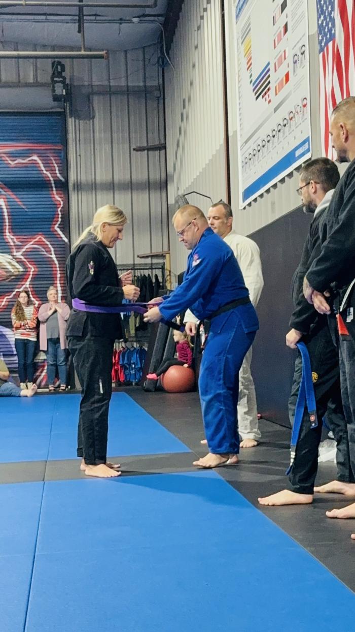 Purple belt · October 19, 2024 · Promoted by Joseph Harrison