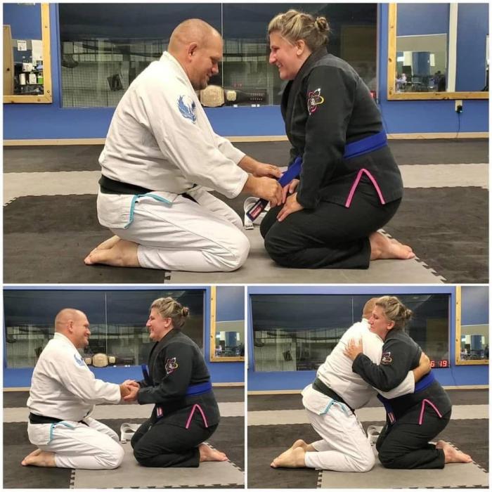 Blue belt · July 23, 2021 · Promoted by Joe Bauserman