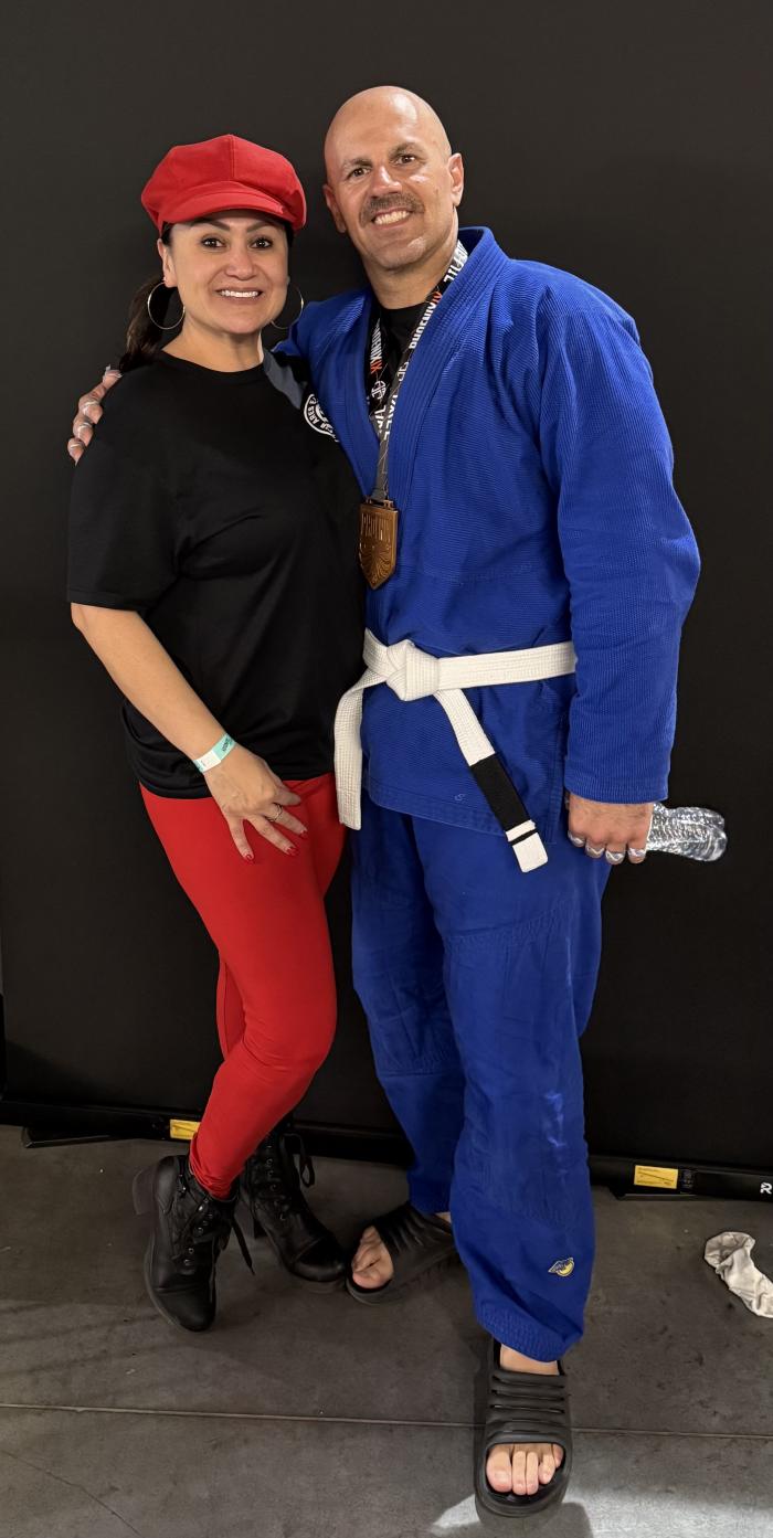 Jiu Jitsu World League, Phoenix IX (w/ my wife)