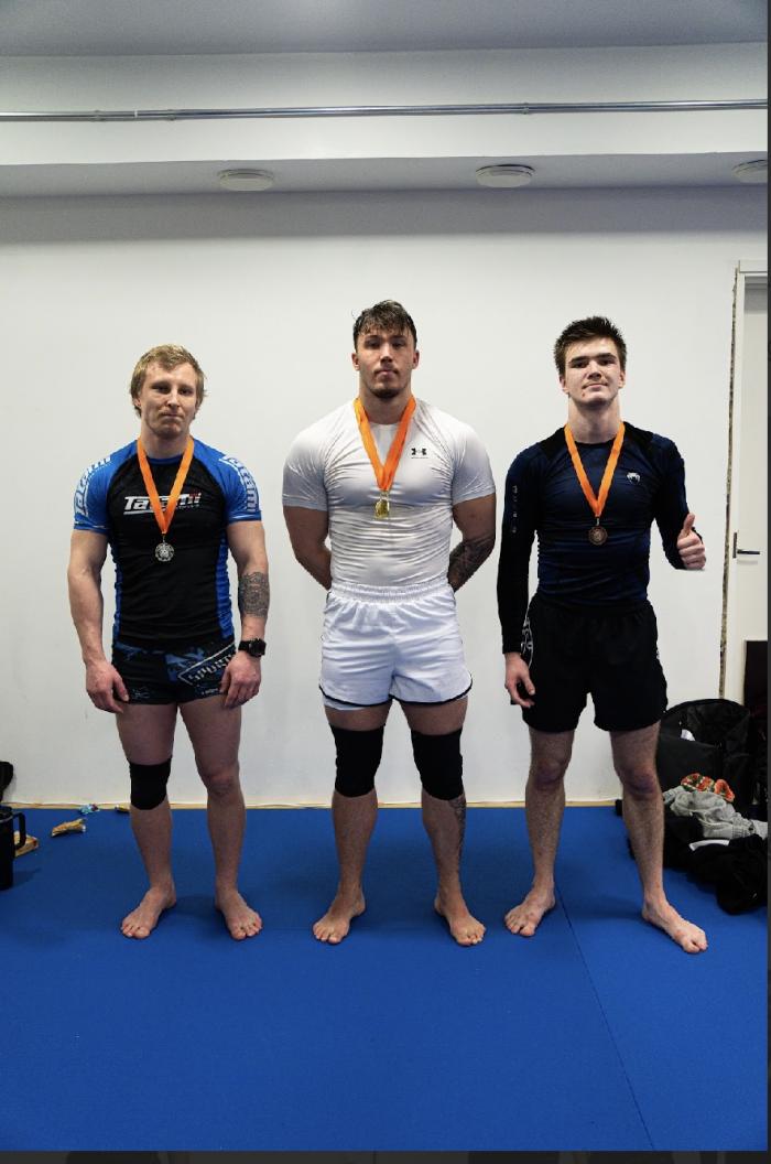 Sigma jj nippon sport cup open weight class podium photo