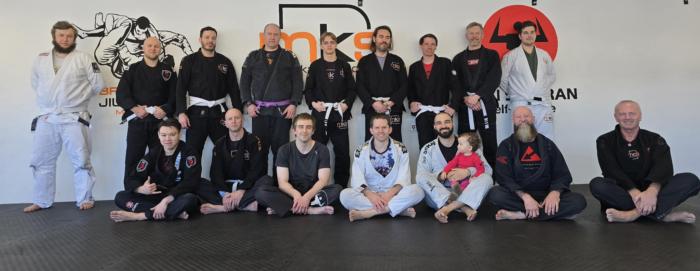 Sidecontrol seminar with Richard Haye in Molde March 23 2025. Richard is a black belt under Roy Dean.