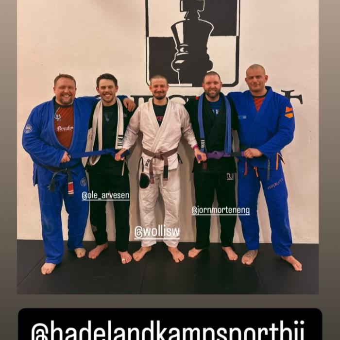 Purple belt · March 24, 2025 · Promoted by Audun Martinsen