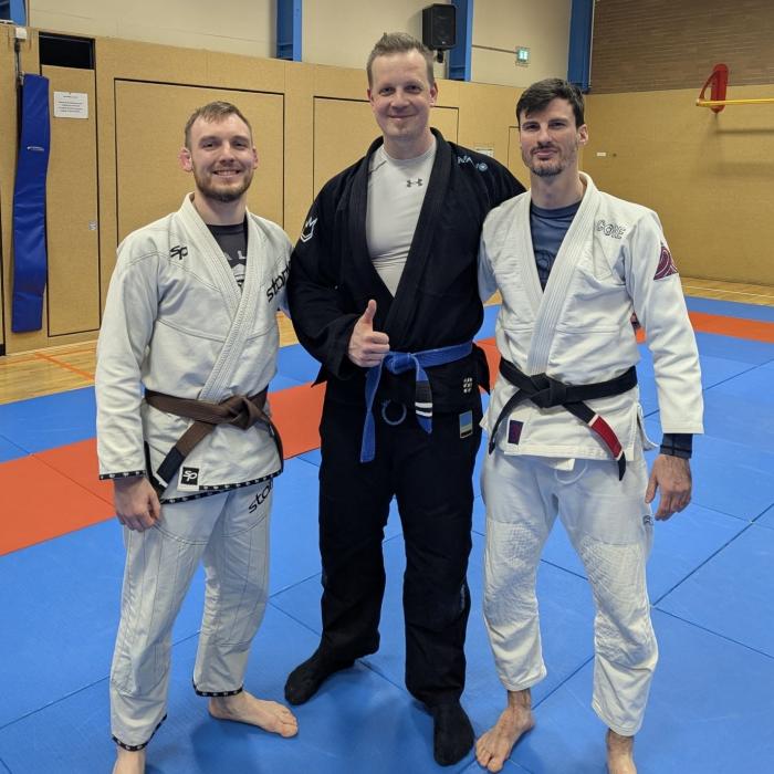 Blue belt · December 9, 2022 · Promoted by Dennis Gabriel Schindler