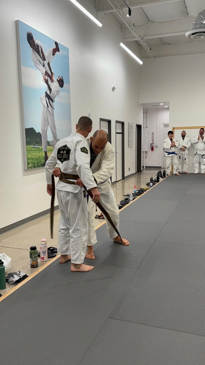 Brown belt promotion