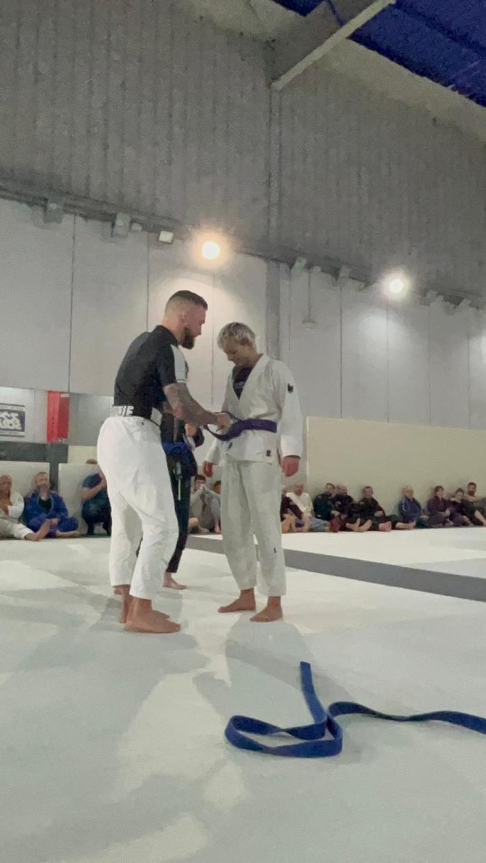 Purple belt · March 29, 2025 · Promoted by Santeri Lilius