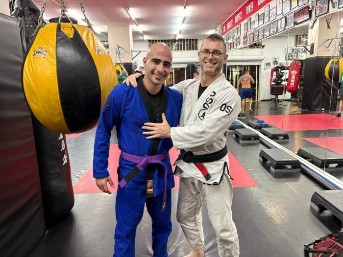 Purple belt promotion from my sensei