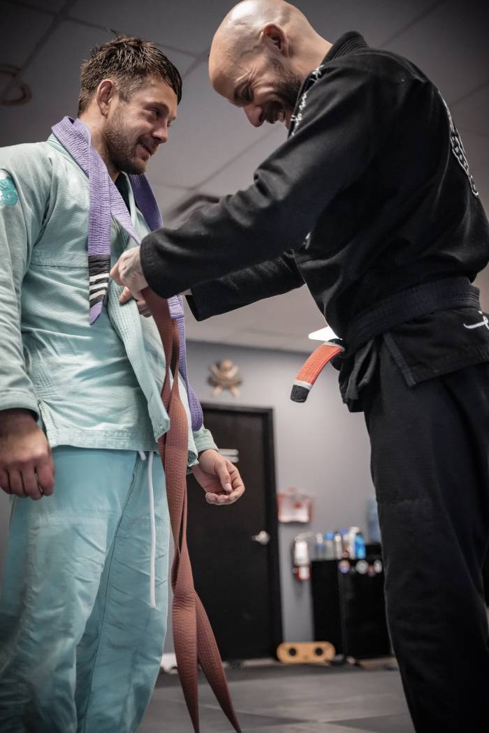 Brown belt · November 16, 2024 · Promoted by Aaron esdon