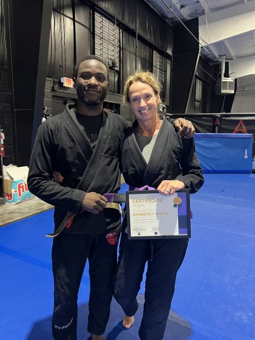 Purple belt · April 5, 2025 · Promoted by Anthony Jones