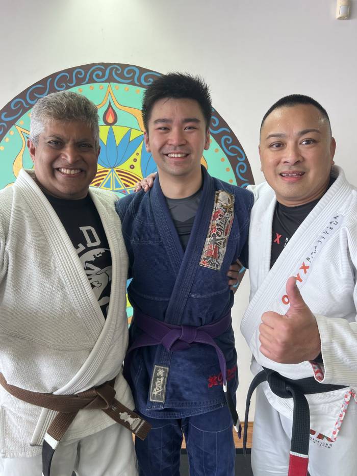 Purple belt · April 6, 2025 · Promoted by Brian Pereira