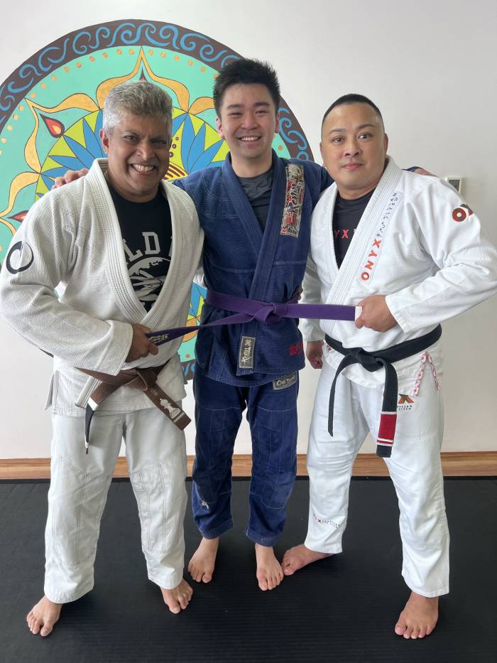 Purple belt · April 6, 2025 · Promoted by Brian Pereira