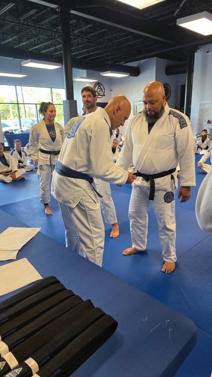 Black belt 1st degree · April 6, 2025 · Promoted by Royce Gracie