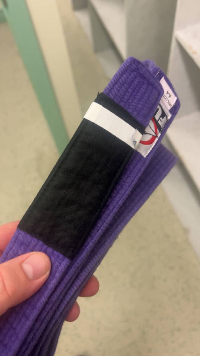 Purple belt · August 6, 2024 · Promoted by Brent Countway