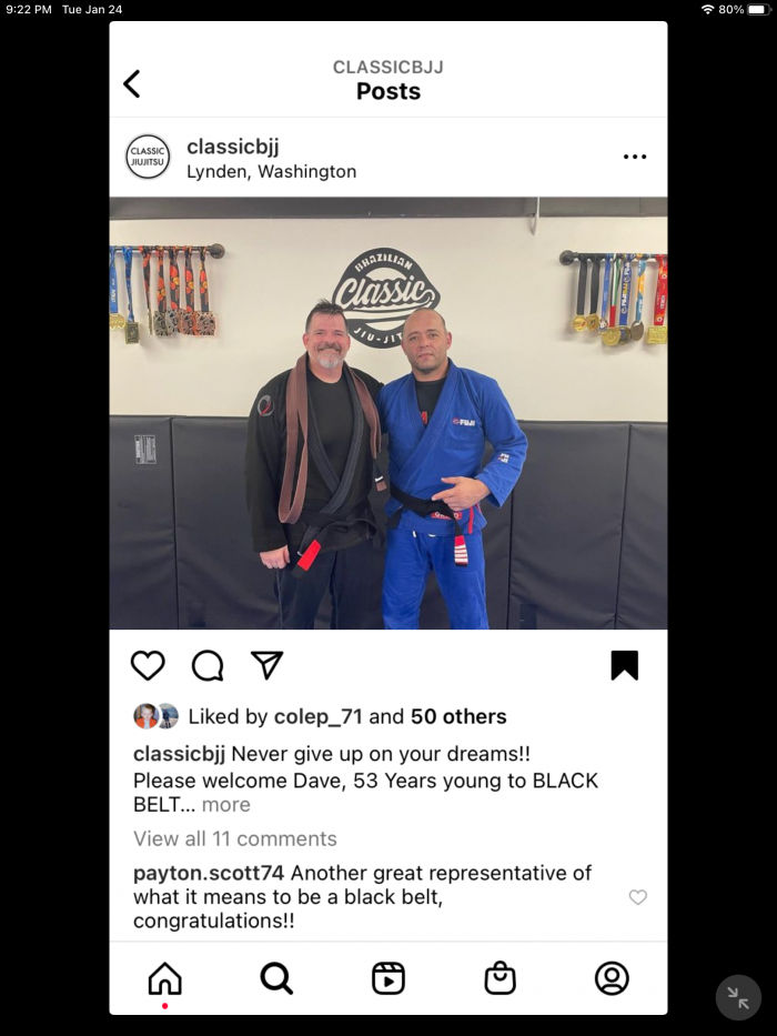 Black belt · January 24, 2023 · Promoted by Mauro Oliviera