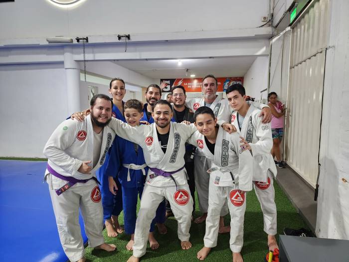 How I was at the purple belt graduation