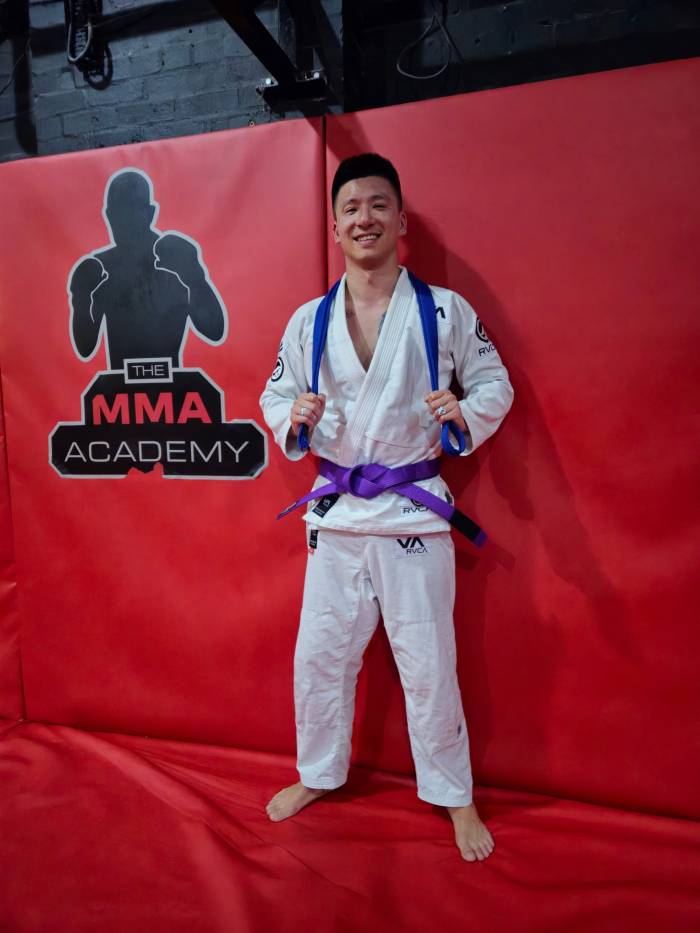 Purple belt · April 10, 2025 · Promoted by Jason Tan