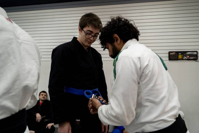 Blue Belt 4-Stripe Promotion