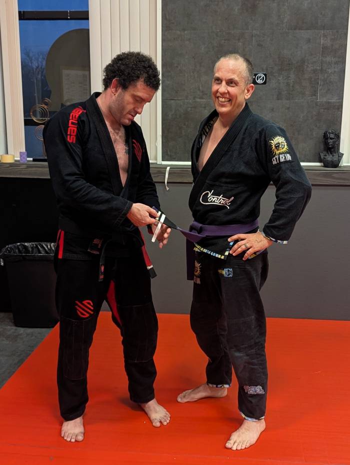 Purple belt · December 16, 2023 · Promoted by Kirk Huff