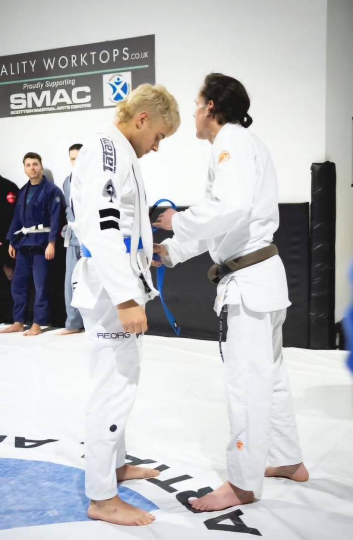 Blue belt · February 3, 2025 · Promoted by Thomas helenson