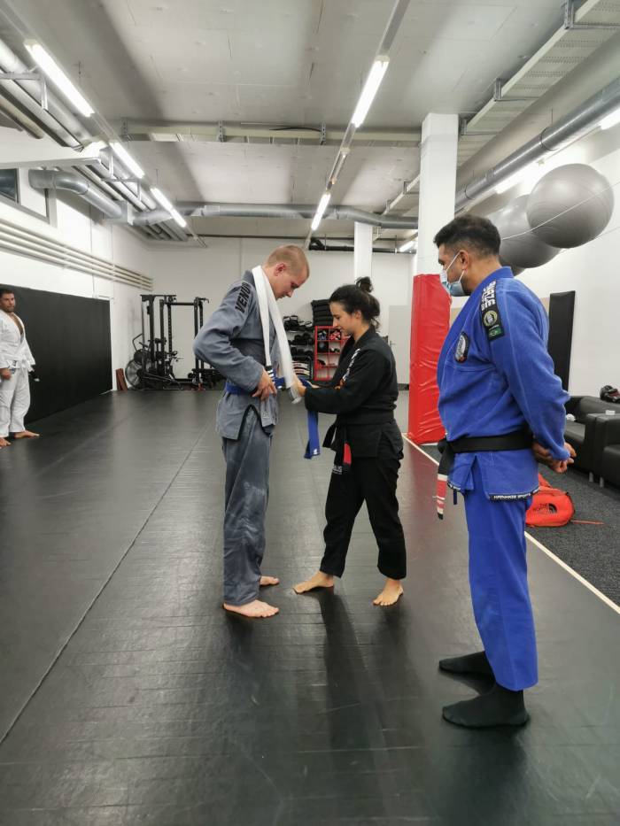 Blue belt · September 15, 2021 · Promoted by Alberto Ferrer