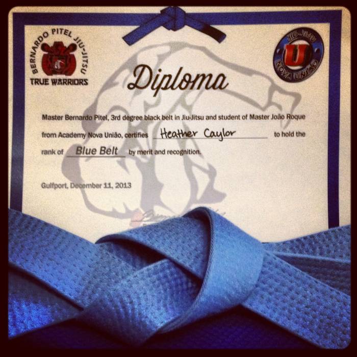 Blue belt · December 11, 2013 · Promoted by Bernardo Pitel