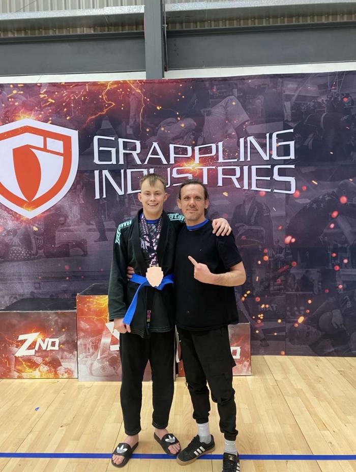 Blue belt · April 5, 2025 · Promoted by Thomas Helenson