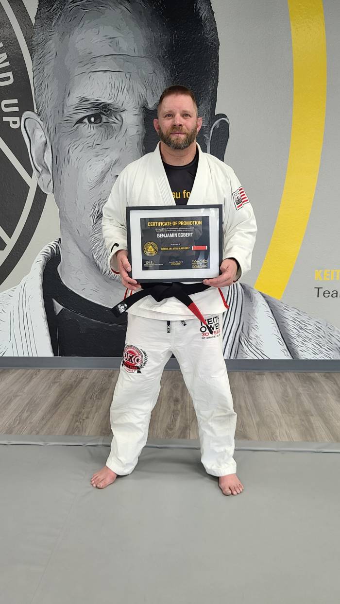 Black belt · April 19, 2025 · Promoted by Josh Arentz
