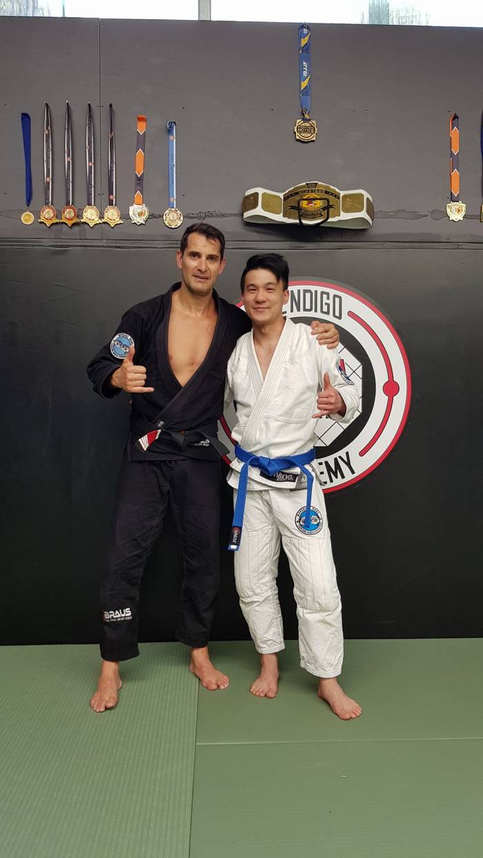 Blue belt · January 1, 2017 · Promoted by Benjamin A Hall