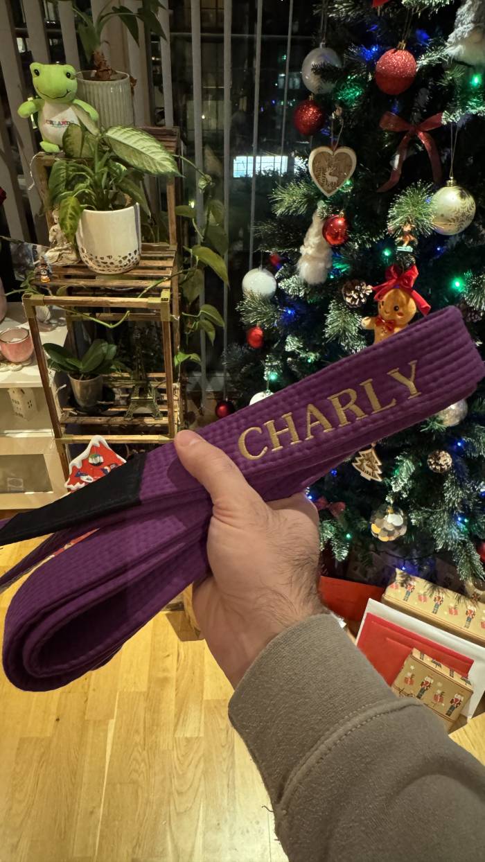 Purple belt · December 3, 2024 · Promoted by Richard Briggs & Edyta