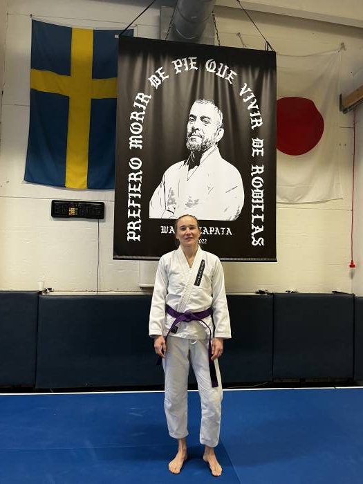 Purple belt · December 14, 2024 · Promoted by Mikael Marffy