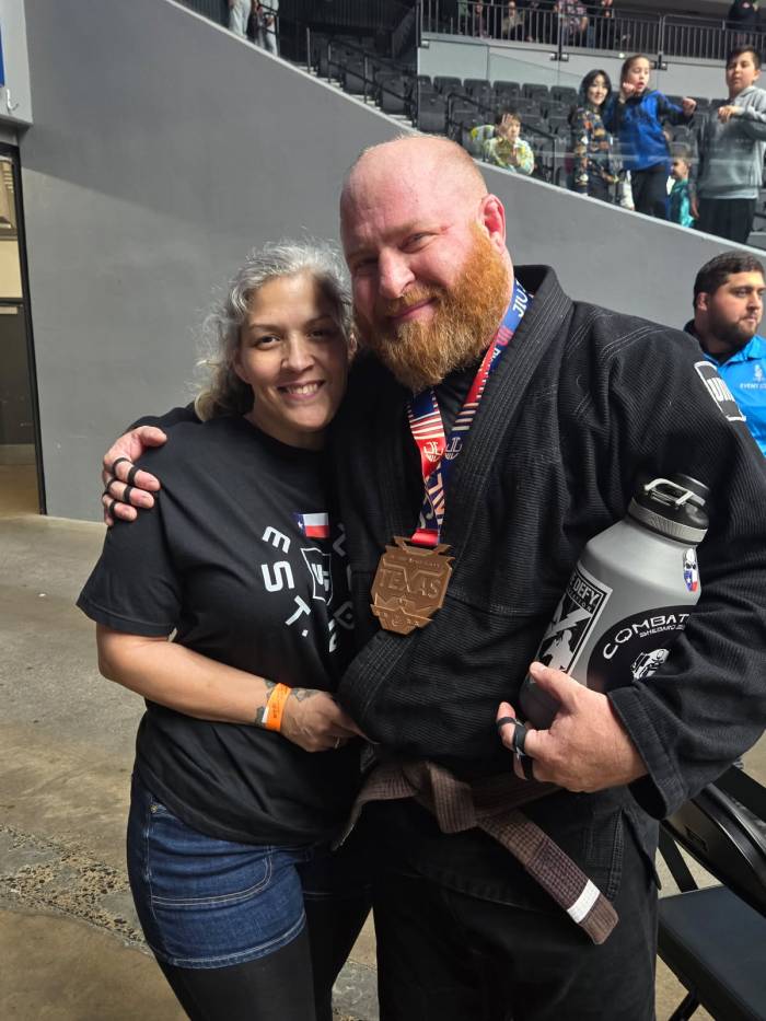My beautiful wife and i